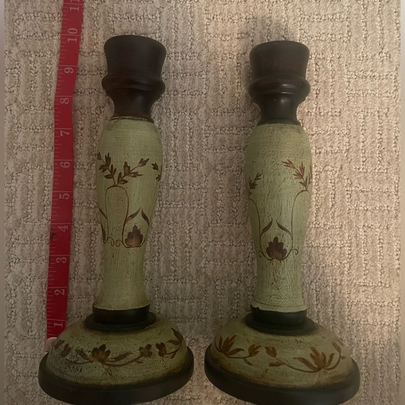 🏷️Green and Brown Candlestick Holder Decal - Picture 3 of 4